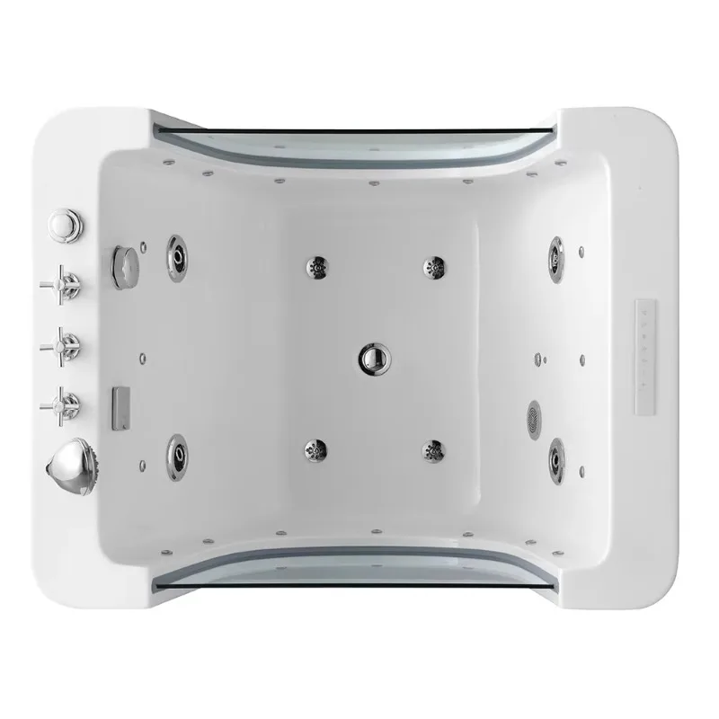 الفاخرة ثرموستاتي الطفل سبا حوض الاستحمام دوامة قائما بذاته الاكريليك فقاعة تدليك حوض استحمام #5