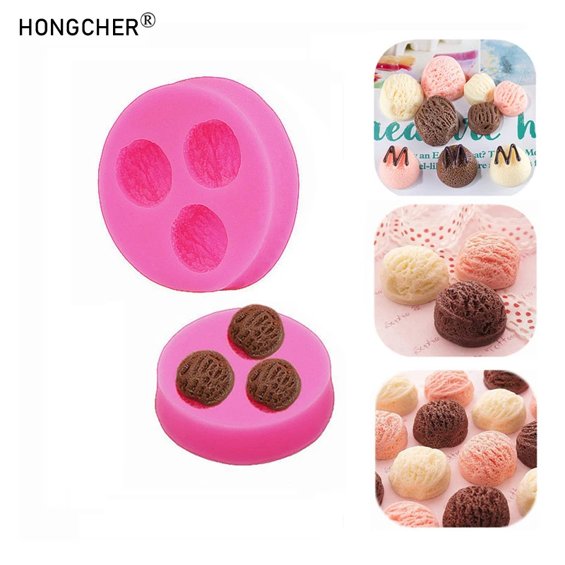 Süßigkeiten-Creme-Form Silikonform für Kuchen, Desserts, Eiscreme-Kugeln, DIY-Dekoration, Mini-Kekse, Schokoladen-Silikonformen