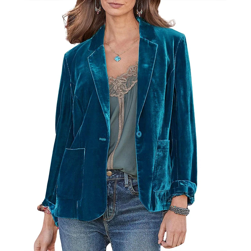 

Chaqueta Mujer Elegante Vintage Velvet 2025 Woman Coats and Jackets Luxury Designer Clothing Social Party Dress Suits Outerwears