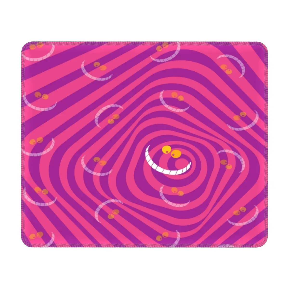 Custom Cheshire Cat Gamer Mouse Mat Anti-Slip Rubber Base Lockedge Mousepad Office Laptop Computer Alice In Wonderland Mouse Pad