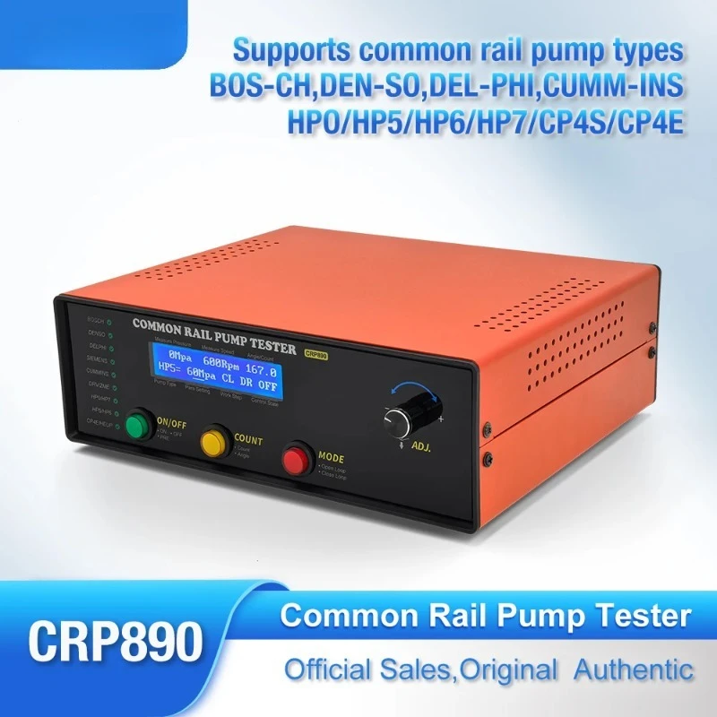 CRP890 Common Rail Pump Tester Simulator For CP1,CP2,CP3,HP3.HP4.HP5.HP6.P4E.HP…
