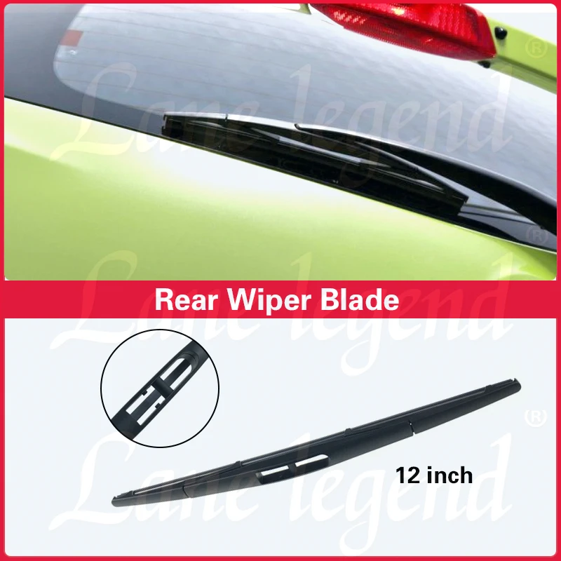 12" Rear Windshield Windscreen Tailgate Window Wiper Blade For Nissan Micra / March K13 Hatchback 2010 2011 2012 2013 2014 2015