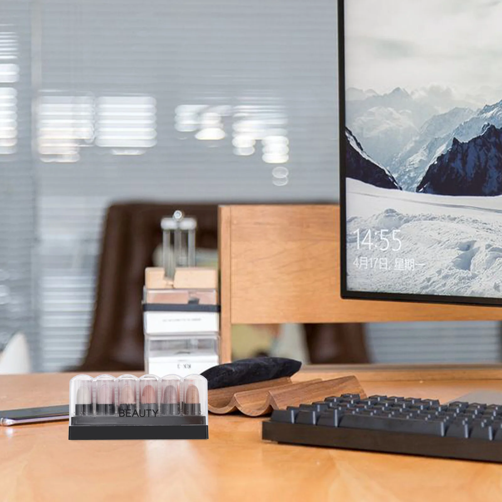 1 صندوق عينيه عصا مجموعة ملونة طويلة الأمد ظلال العيون القلم النساء ماكياج ملحق الساحرة مستحضرات التجميل أداة العين