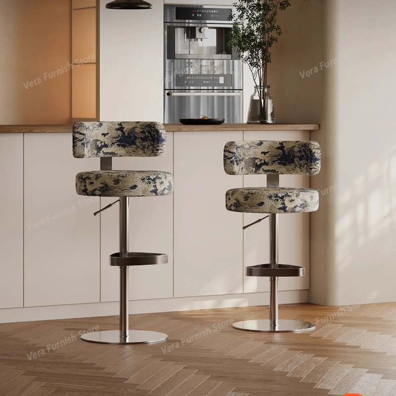 

Counter Luxury Bar Stools Reception Desks Height Modern Minimalist Bar Chairs Ergonomic Vanity Banqueta Garden Furniture Sets