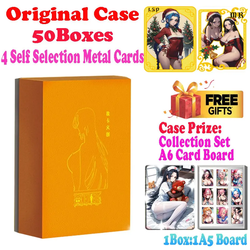 2024 Lastest Wholesale Yuka One Piece Waifu Collection Card Set Boa Nami Robin Uta Booster Box Doujin Toys Trading Gift