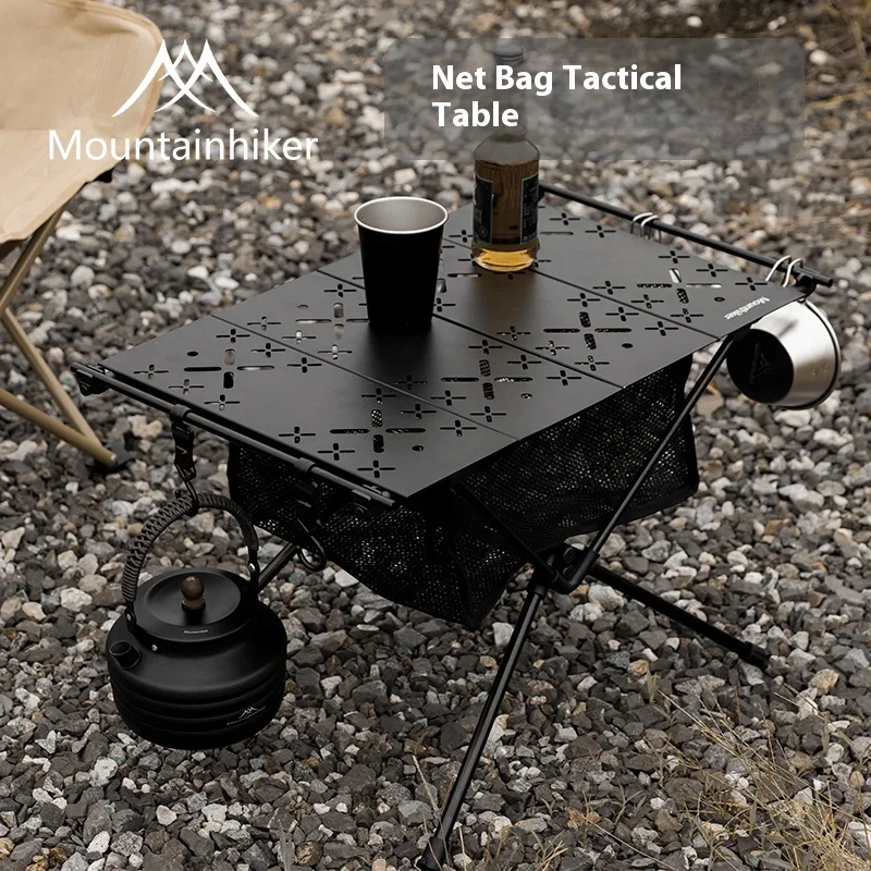 

Mountainhiker outdoor folding table camping portable lightweight dining table tactical outdoor tea table net bag tactical table