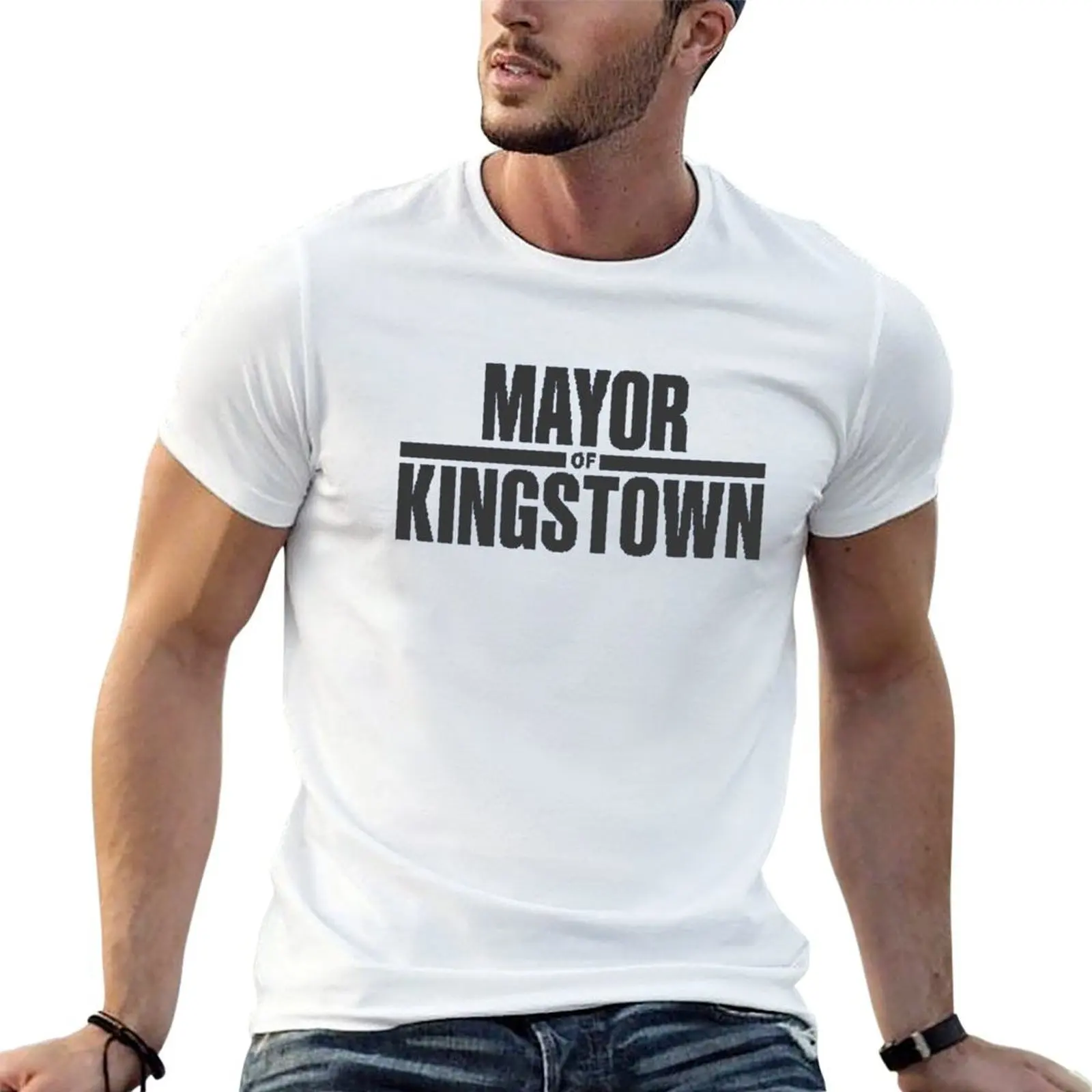 Mayor Of Kingstown T-Shirt baggy shirts customizeds mens cotton t shirts
