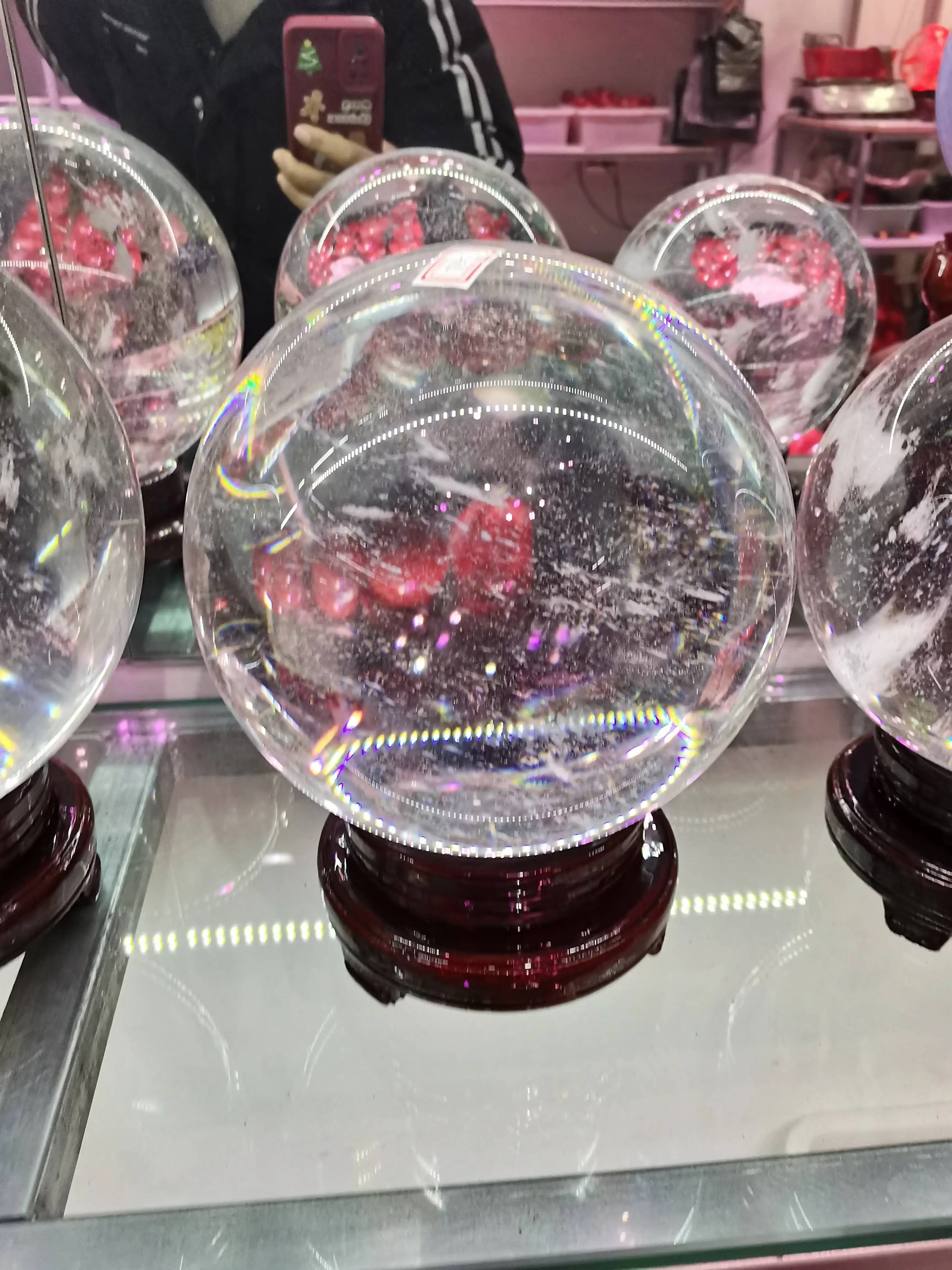 

60-200MM Natural white ， Pink，yellow Quartz Ball Smelting Sphere Healing Crystal Balls For Meditation divination Home Decoratio