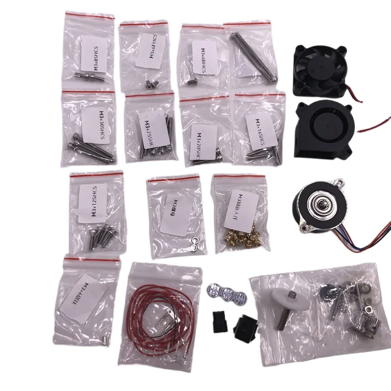 Quality  StealthBurner Extruder Screw Fastener Fans Full Kit with  MoonS Nema14  Pancake Motor for Voron 2.4 Trident 3D Printer