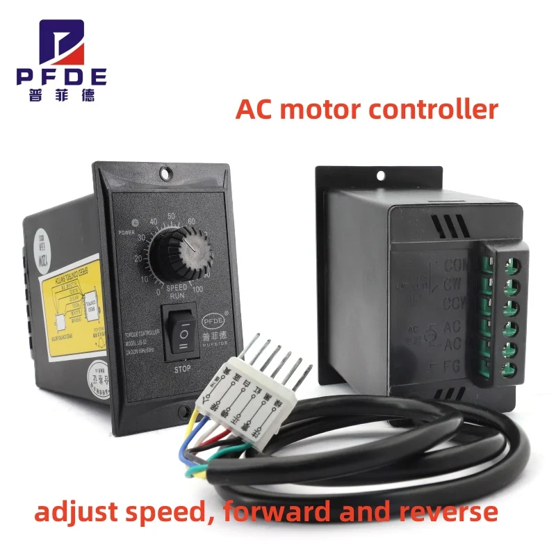 

6W15W25W90W120W180W250W400W AC Motor 220V Controller Speed speed reducer Forward and reverse control speed