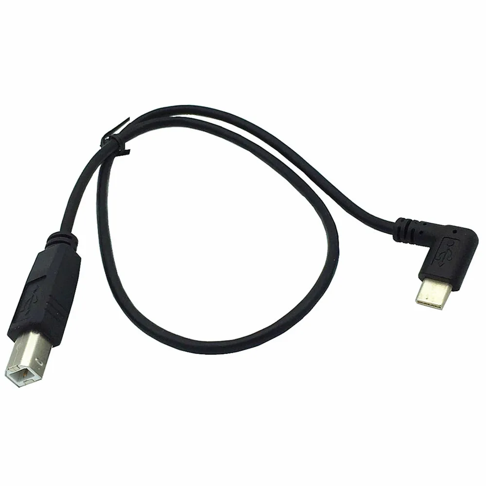 TYPE-C To USB B Female With Ear Panel Cable Screw Cable C To B M Mobile Phone To HUB Hard Drive Printer 0.5M