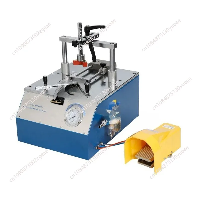 110MM Bench-Top Type Picture Frame Underpinner 0.6-0.8 MPa Working Pressure Desktop Pneumatic Nail Angle Machine