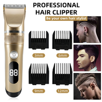 Hair Clipper Electric Hair Trimmer Cordless Shaver Trimmer Men Barber Hair Cutting Machine for Men Rechargeable USB LCD Display