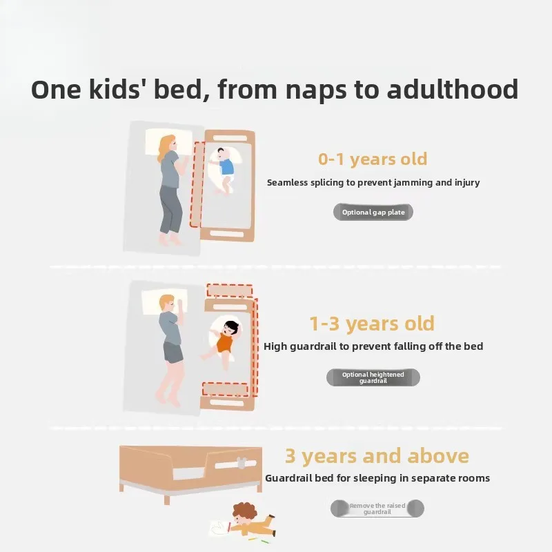 Splicing Bed Baby U Hug Bed Splicing Artifact Big Bed Bedside Widening
