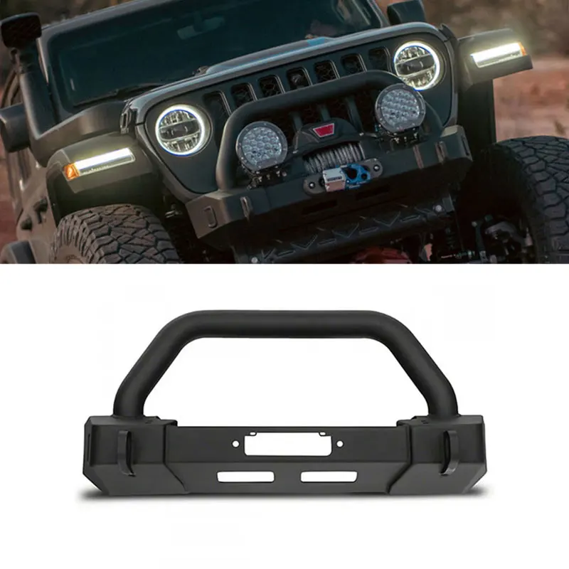 

XDS Best-selling High Quality Off-road 4x4 Accessories Manganese Steel Sports Short Front Bumper For Wrangler JK JL JT
