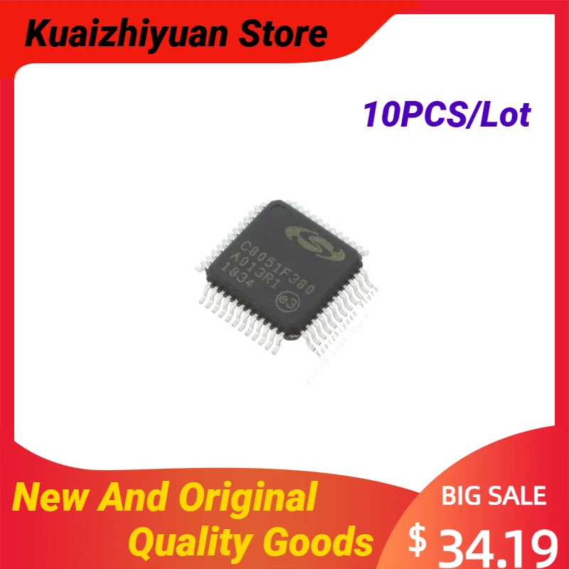 10PCS/Lot New And Original C8051F380-GQR TQFP48 C8051F380 Circuits EmbeddedMicrocontrollers Quality Goods