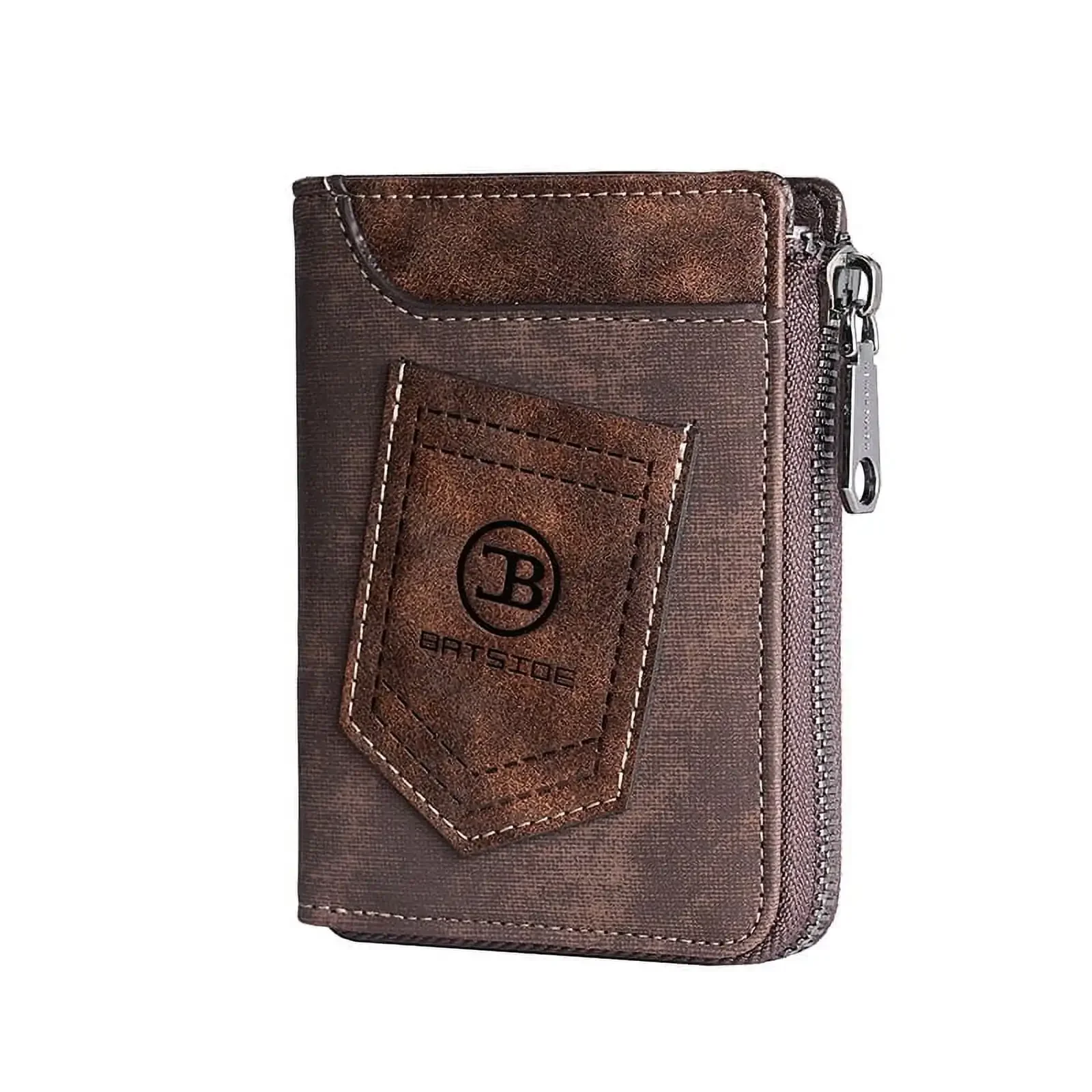 

qianglong 1PC RFID мужской кошелек, винтажный держатель для кредитных карт и наличных