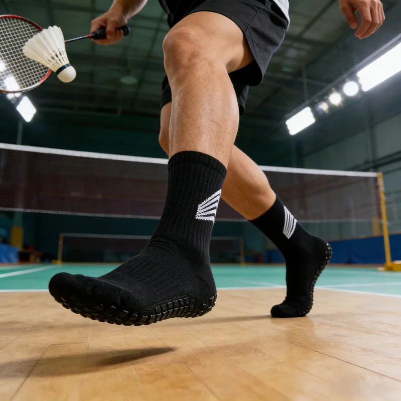 جوارب تزلج للرجال والنساء غير قابلة للانزلاق، جوارب رياضية لكرة القدم وكرة السلة وركوب الدراجات والجري والمشي لمسافات طويلة والتنس #2
