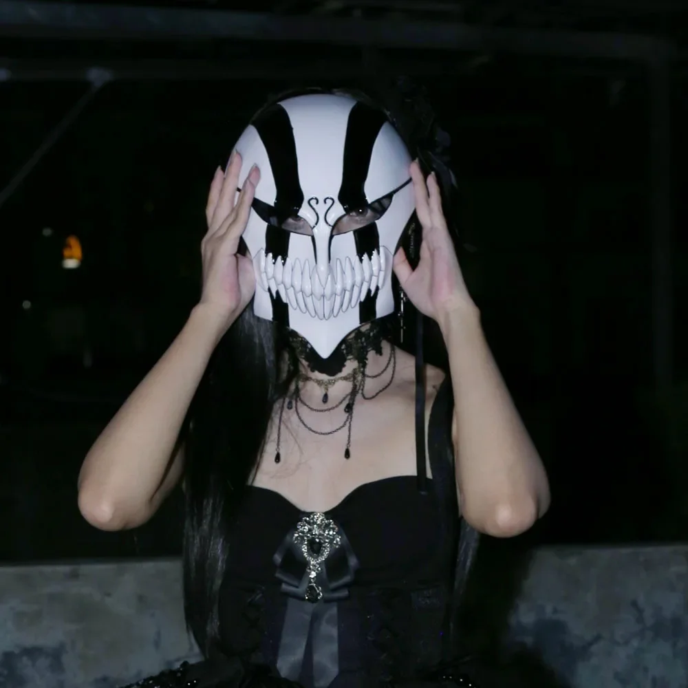 Mask Cosplay Prop, Hollow Mask, Halloween Party Costume, Thick Resin Material, High Quality Mask Half Face Halloween