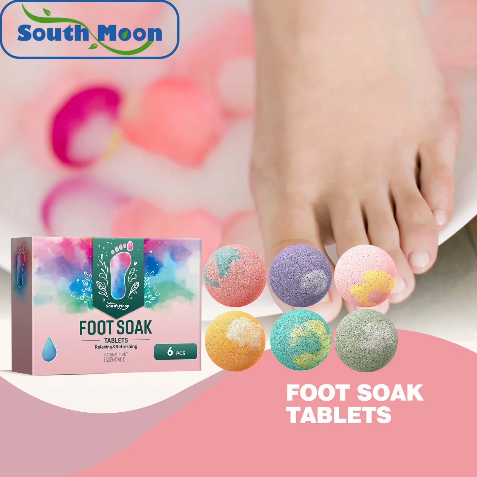 

Таблетки для замачивания ног, дезодорант, устраняет запахи, против зуда, снимает усталость, улучшает сон, уменьшает стресс, ароматерапия, шарик для ванны для ног