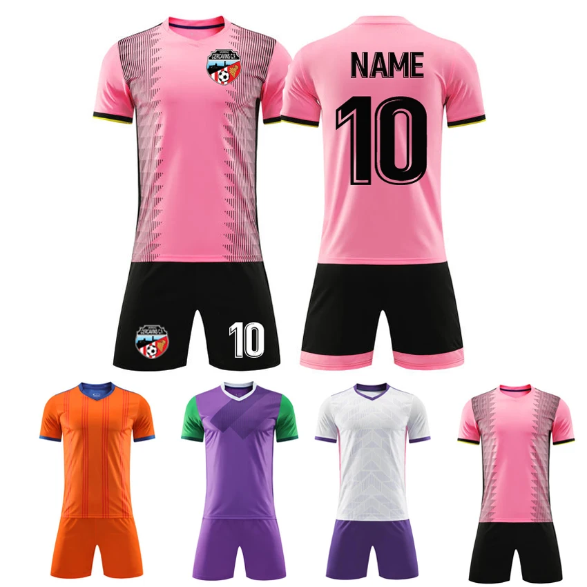 

DIY Soccer jersey set men football uniform custom Kid soccer jerseys futbol adult football set suit 2022 Soocer tracksuit