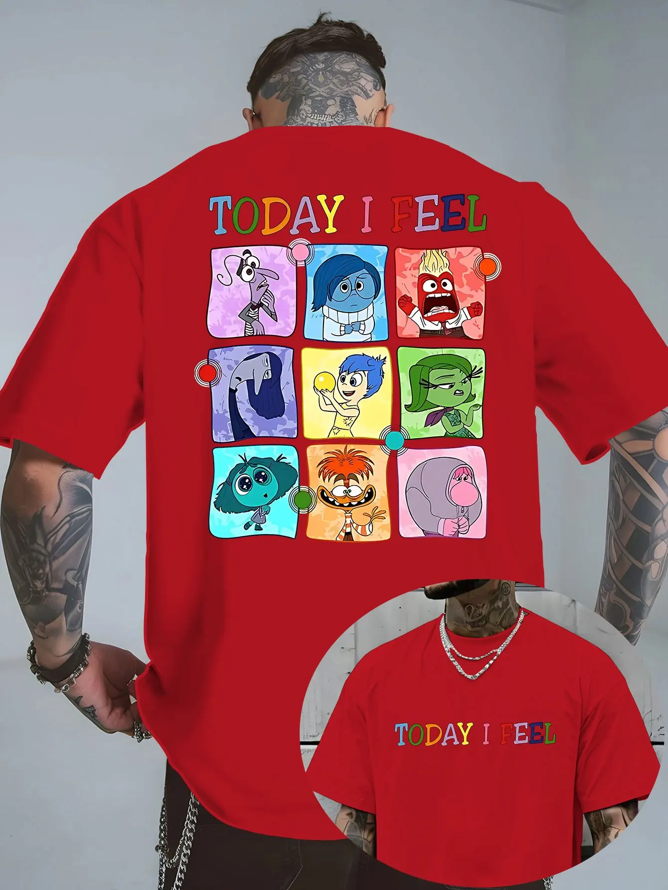 تي شيرت صيفي للرجال من Disney بنمط داخلي وخارجي، ملابس ترفيهية يومية وأنشطة موضوعية للجنسين من القطن بأكمام قصيرة كبيرة الحجم