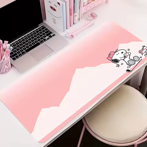 Large Mouse Mats XXL Office Mousepad Large Anime Gaming Accessories Pad Cartoon S-snoopy Kawaii Carpet Cabinet Keyboard Deskmat