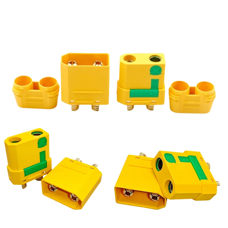 Amass Original XT90S-F Female Connector Plug with Resistor Anti-Spark High Current for RC Lipo Battery