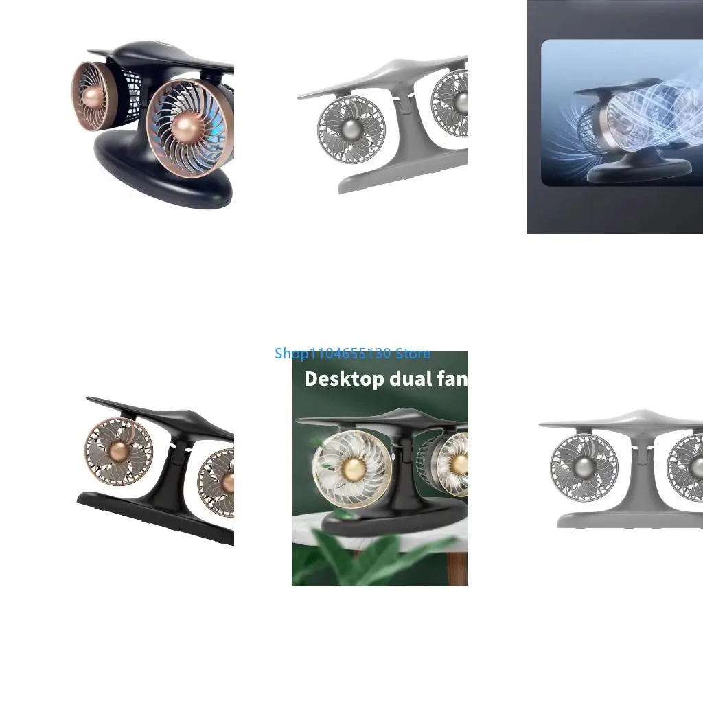 

Вентилятор на стойке 8000 мАч вентилятор открытый вентилятор двойной головы Регаментируемая вентилятор охлаждающая вентилятор и