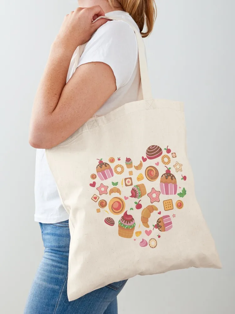 

Bakery heart design / baking lover gift / baking mom / bakery lover present Tote Bag ecological bags Women's bags