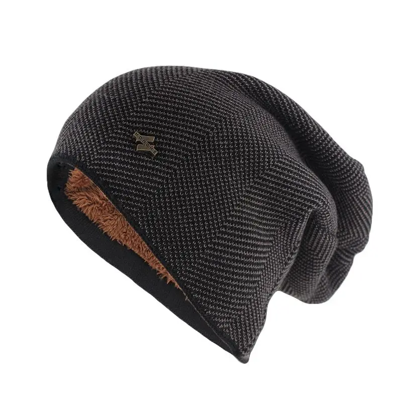 MijYoupin – chapeau chaud d'hiver tricoté pour femmes et hommes, bonnets Skullies Plus épais en velours, pour le cyclisme en plein air et le ski