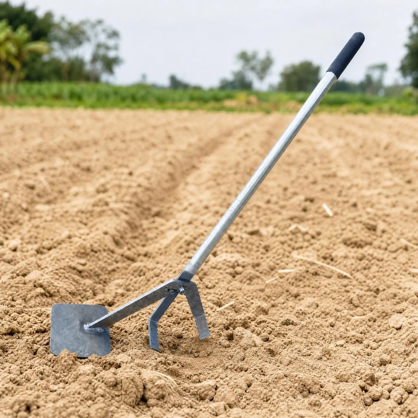 Heavy Duty Crop Pulling Implement Steel Weed Stalk Remover Tool for Farm Garden Soil Extractor with Rotating Grip