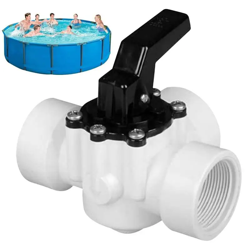 Swimming Pool Diverter Valve Flexible Diverter Valve Three Port Three Head Splitter Adapter Spa System Replace Part For Pools