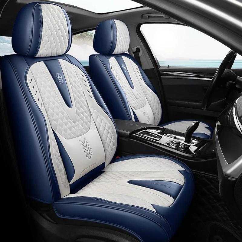 Fashion Design NAPPA Leather Car Seat Covers For Toyota YARiS L C-HR bZ4X RAV4 IZOA Camry  Universal Automotive 5 Passenger