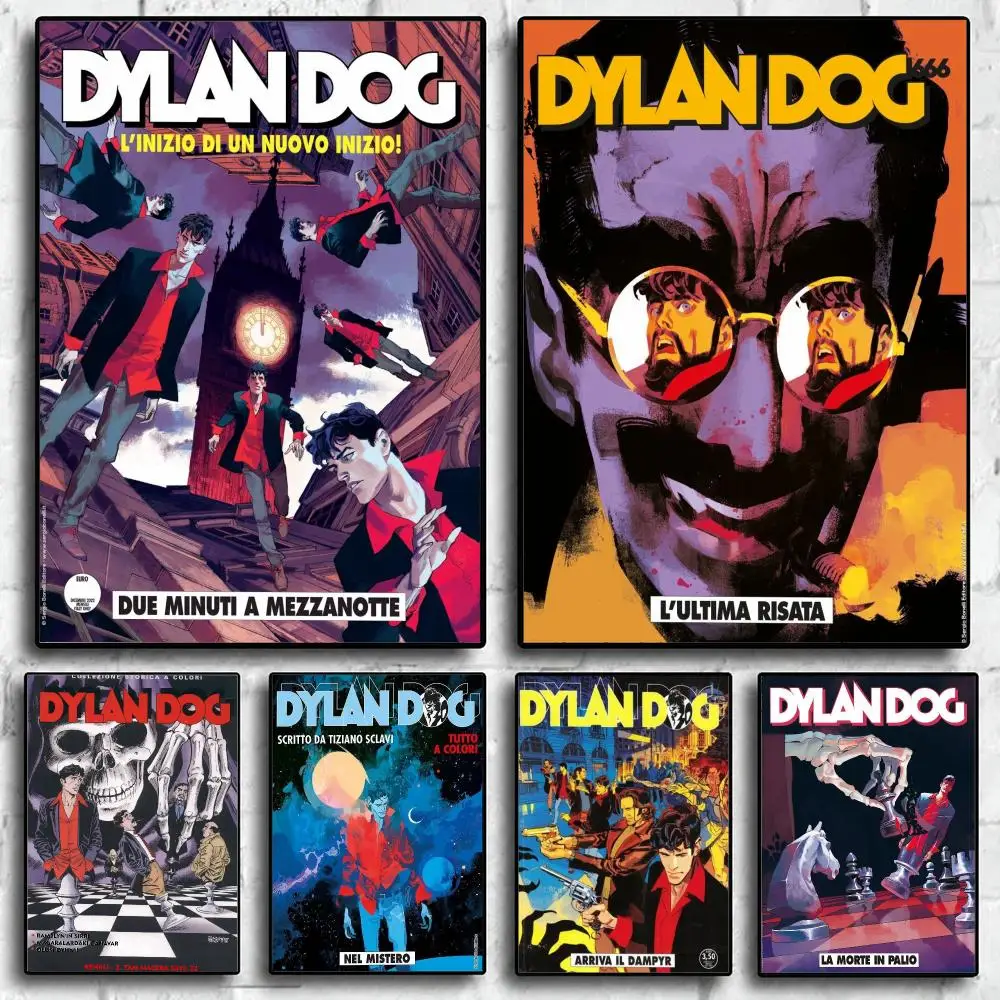 comic Dylan Dog Poster Wall Posters Art Print HD Print Self-Adhesive Waterproof Wall Stickers Room Decoration