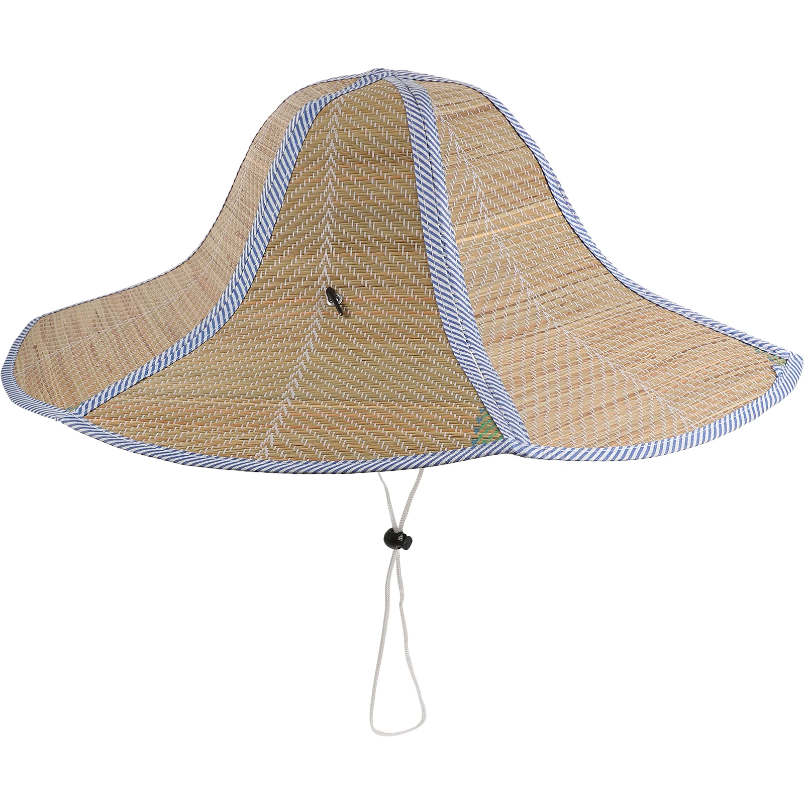 

1pc Folding Straw Hats UV Protection Brim Breathable Beach Camping Hiking Gardening Bucket Hat Women Men Straw Sun Hat