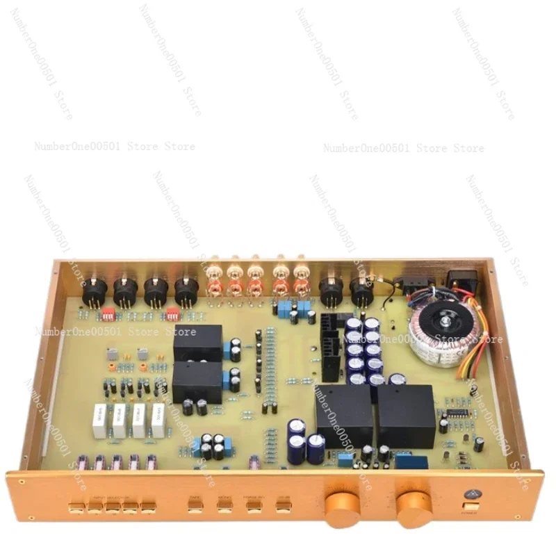 

Транзисторный усилитель аудиофильского предусилителя HI END FM255, полностью балансный предусилитель HiFi