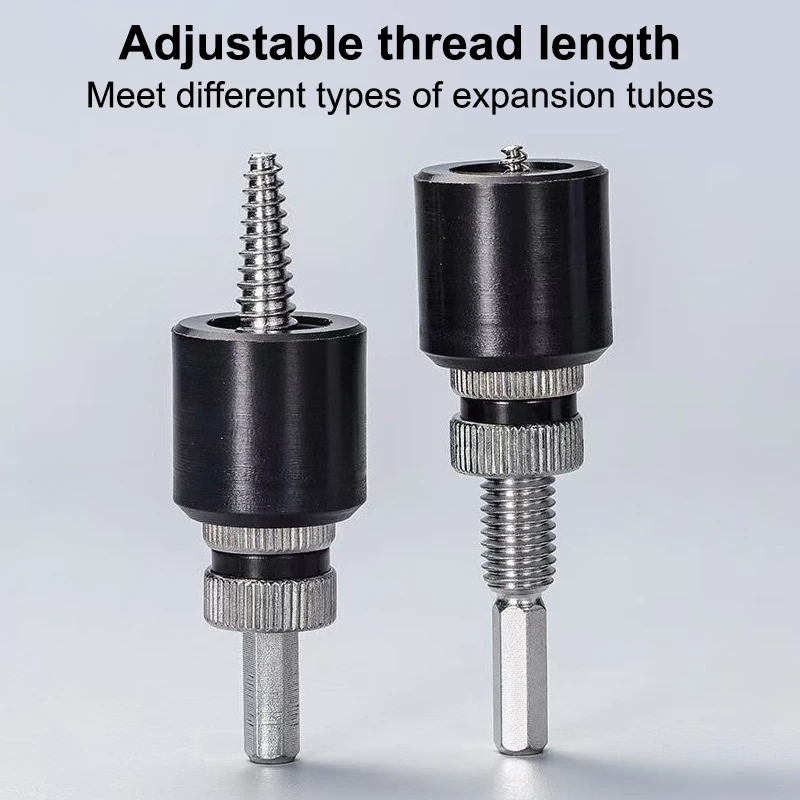 Expansion Screw Extractor with Hexagonal Shank, Anti-Tooth Tap Screwdriver Drill Bit for Bolt Removal