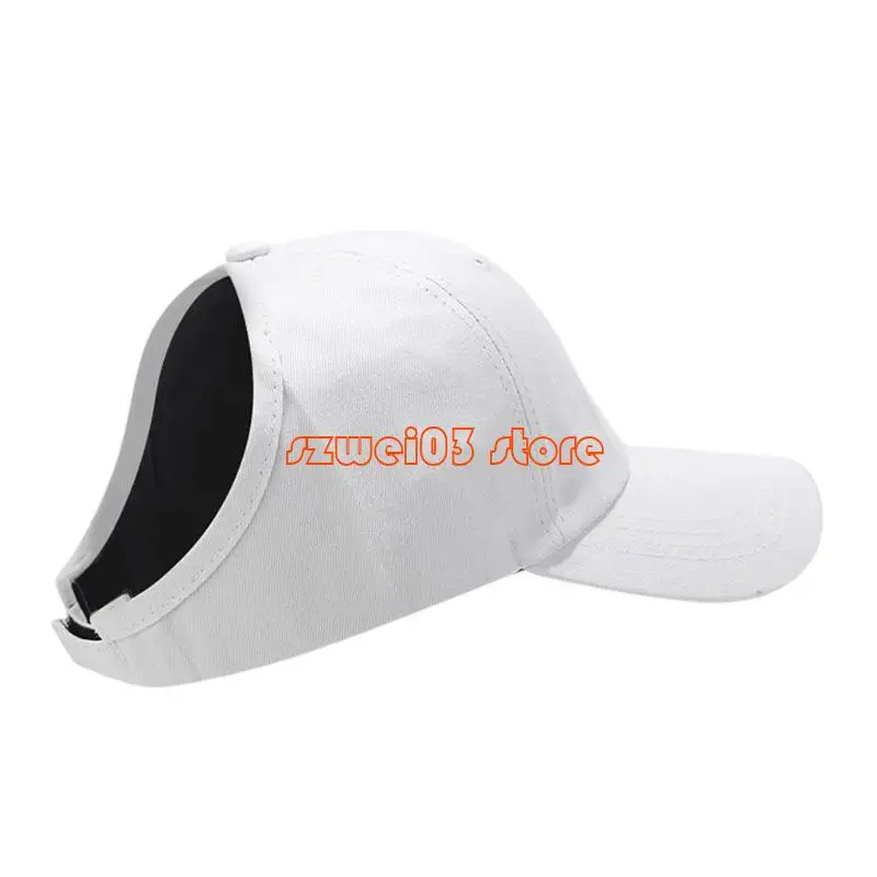 D46C أغطية رأس بيسبول خفيفة الوزن ومفتوحة من الأعلى وممتصة للرطوبة من القطن للمشي لمسافات طويلة #4