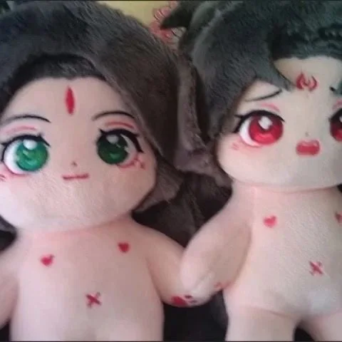 Scum villain self-help system Shen Qingqiu Luo Ice River 20cm Cosplay cotton doll anime Tongren birthday gift