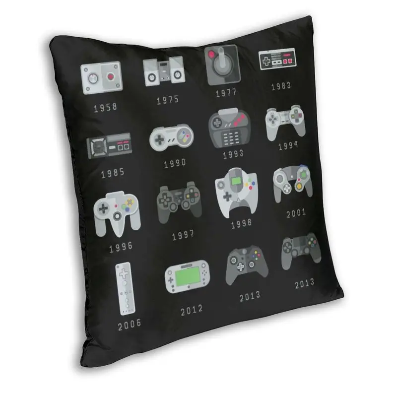 Video Gamepads Pillows Case Gamer Control Pillowcase Boy Kid Gift Room Aesthetics Pillow Covers Decorative Cushions for Bed Sofa