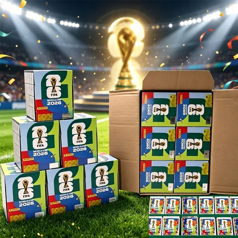 In/* Stock New 2026 Panini World //Cup Sticker Pack Panini Soccer Card Soccer Memorabilia Collection Panini Football Cards Gifts