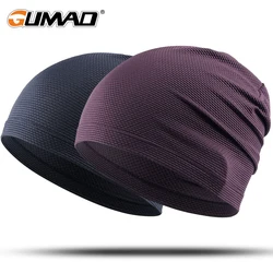 Gorra de Ciclismo de seda de hielo para hombre y mujer, gorro de malla para correr, deporte, senderismo, pañuelo en la cabeza, de verano