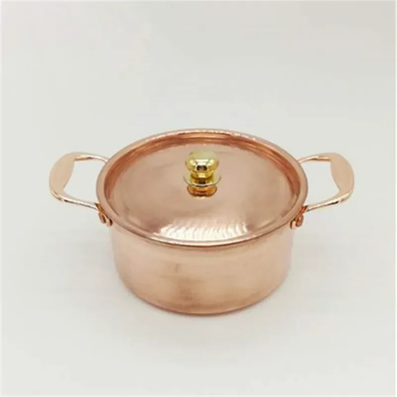 Single electromagnetic copper hot pot for copper composite magnetic conductive plate induction cooker European small copper