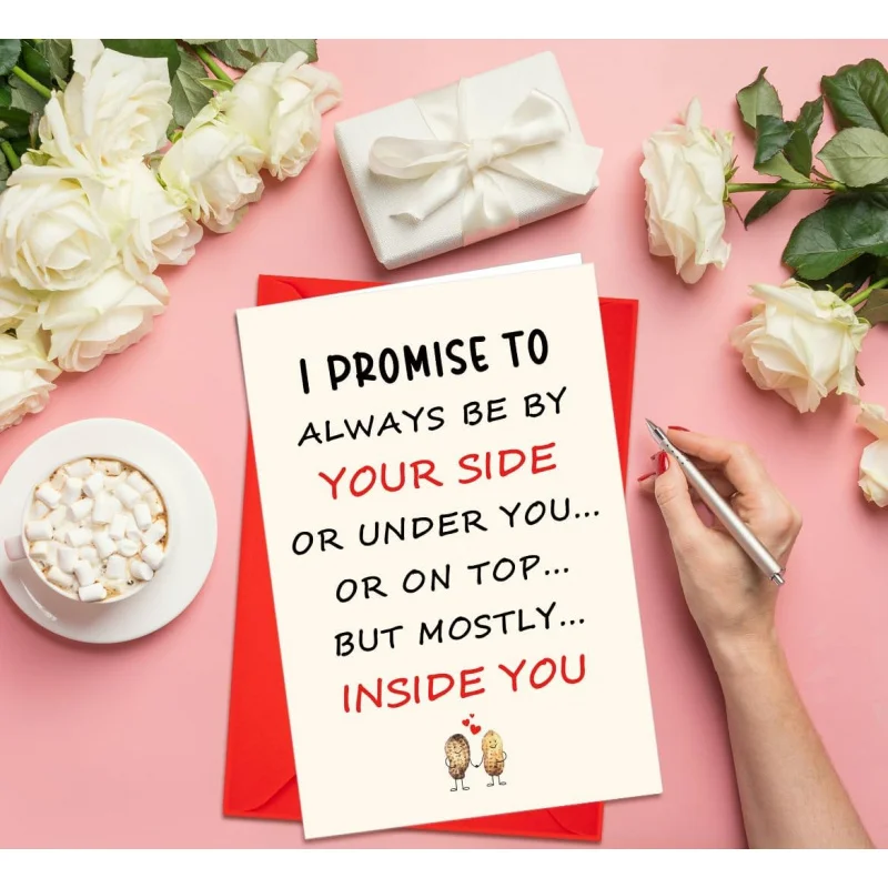 การ์ดวันวาเลนไทน์ตลก ภรรยา แฟน ฉันสัญญาว่าจะอยู่ข้างคุณ วันครบรอบ วันเกิด งานแต่งงาน