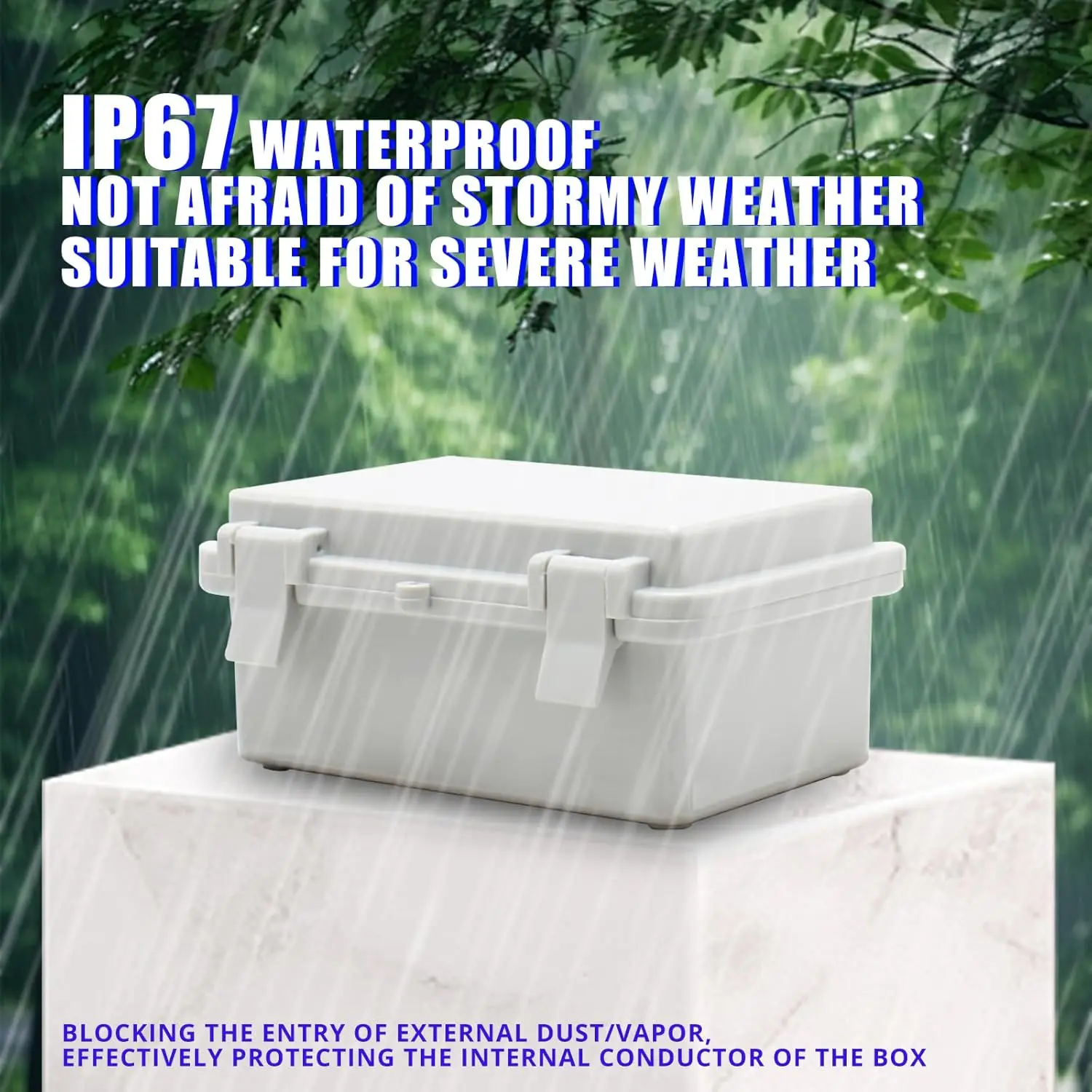 Outdoor waterproof plastic distribution box