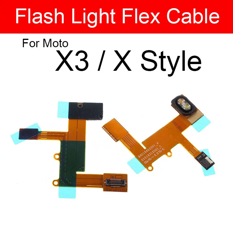 Camera Flash Light Flex Cable For Motorola Moto X Style X3 XT1575 XT1572 XT1570 Flashlight Flash Lamp Flex Ribbon Replacement