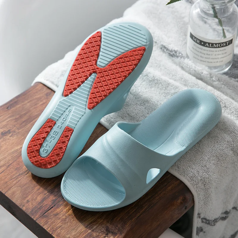 Simple Indoor Home Men\'s Bathroom Bathroom Bath Deodorant Elderly Special Anti-slip Slippers Women Pregnant Mute Wholesale