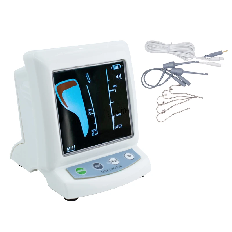 den tal YS-RZ-B Root Canal Meter With File Clip Hook Probe Color LCD Screen Oral Teeth Apex Locator