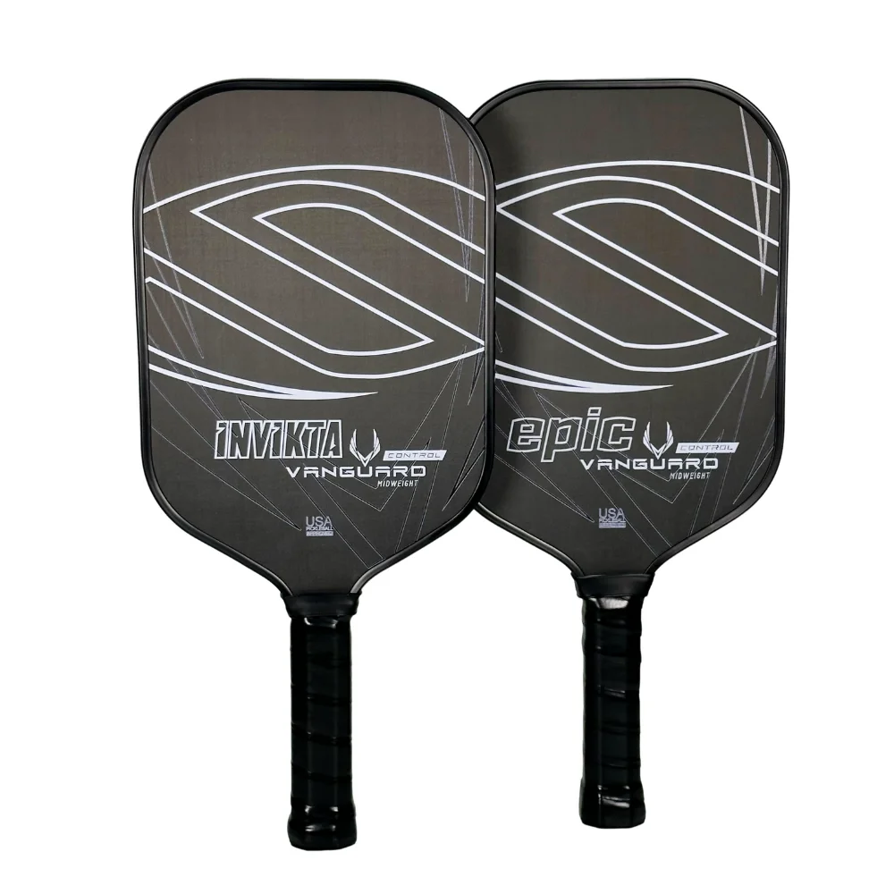 VANGUARD Control Series T700 Raw Carbon Fiber Pickleball Paddle Friction Surface Super Spin&Control 16mm Polymer Honeycomb Core